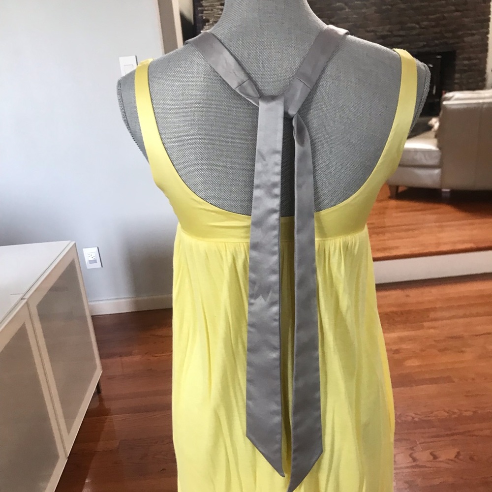 Yellow Flowy Dress, MM Couture by Miss Me, Sz. S - Picture 5 of 7